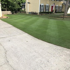 Zoysia Yard Renovation in Roswell, GA 1